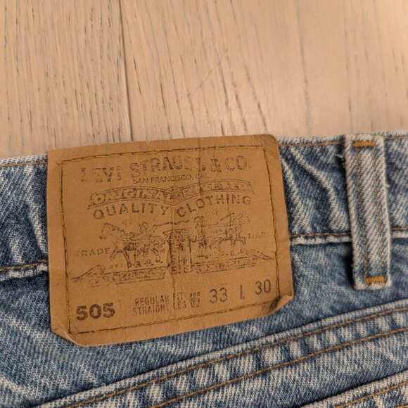 Light Blue Levi 505 W30 L30 - Picture 3 of 3